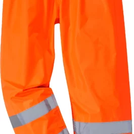 PANTALON DE PLUIE HAUTE VISIBILITE ORANGE XXL - H441ORRXXL - PORTWEST FRANCE