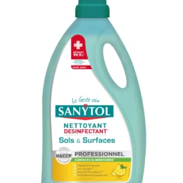 DESINFECTANT SOLS SURFACES CITRON 5L - 33661510 - SANYTOL PRO