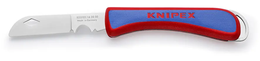 COUTEAU D'ELECTRICIEN PLIANT - 16 20 50 SB - KNIPEX 1 COUTEAU D'ELECTRICIEN PLIANT - 16 20 50 SB - KNIPEX