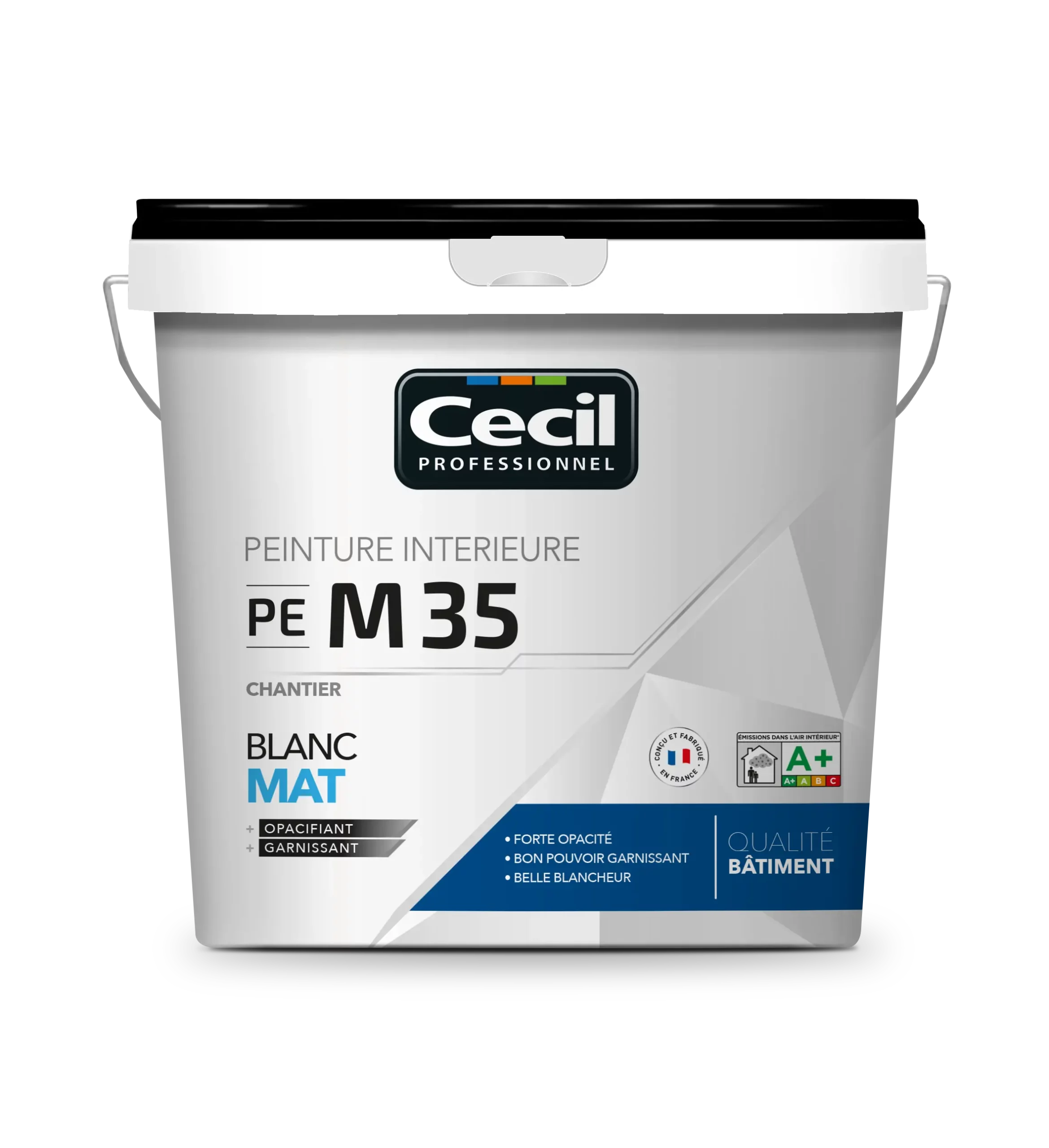 PEINTURE ACRYLIQUE SATINEE S35 CHANTIER BLANC 15L - V33 - CECIL - 118273 1 PEINTURE ACRYLIQUE SATINEE S35 CHANTIER BLANC 15L - V33 - CECIL - 118273