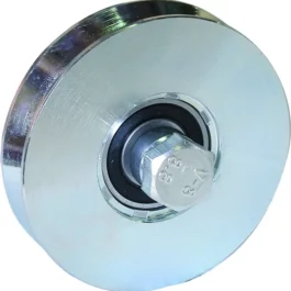 ROUE A GORGE TRIANGULAIRE 120X30 2 ROULEMENTS ZG.BL - A13120-1 - TORBEL INDUSTRIE - Lot de 2