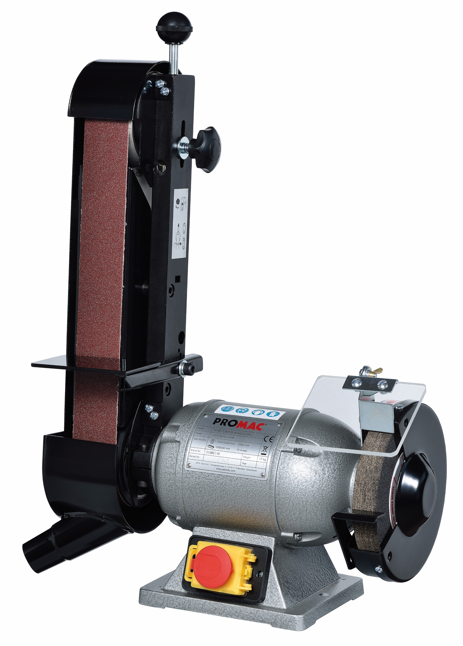 TOURET MEULE/BANDE 230V 315BE1 - 315BE1 - PROMAC - TOOL FRANCE 1 TOURET MEULE/BANDE 230V 315BE1 - 315BE1 - PROMAC - TOOL FRANCE