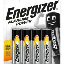 PILE ALCALINE POWER ENERGIZER AA LR6 1,5V (CARTE 4 PILES) - ENERGY SERVICE - EPLR6 - Lot de 24