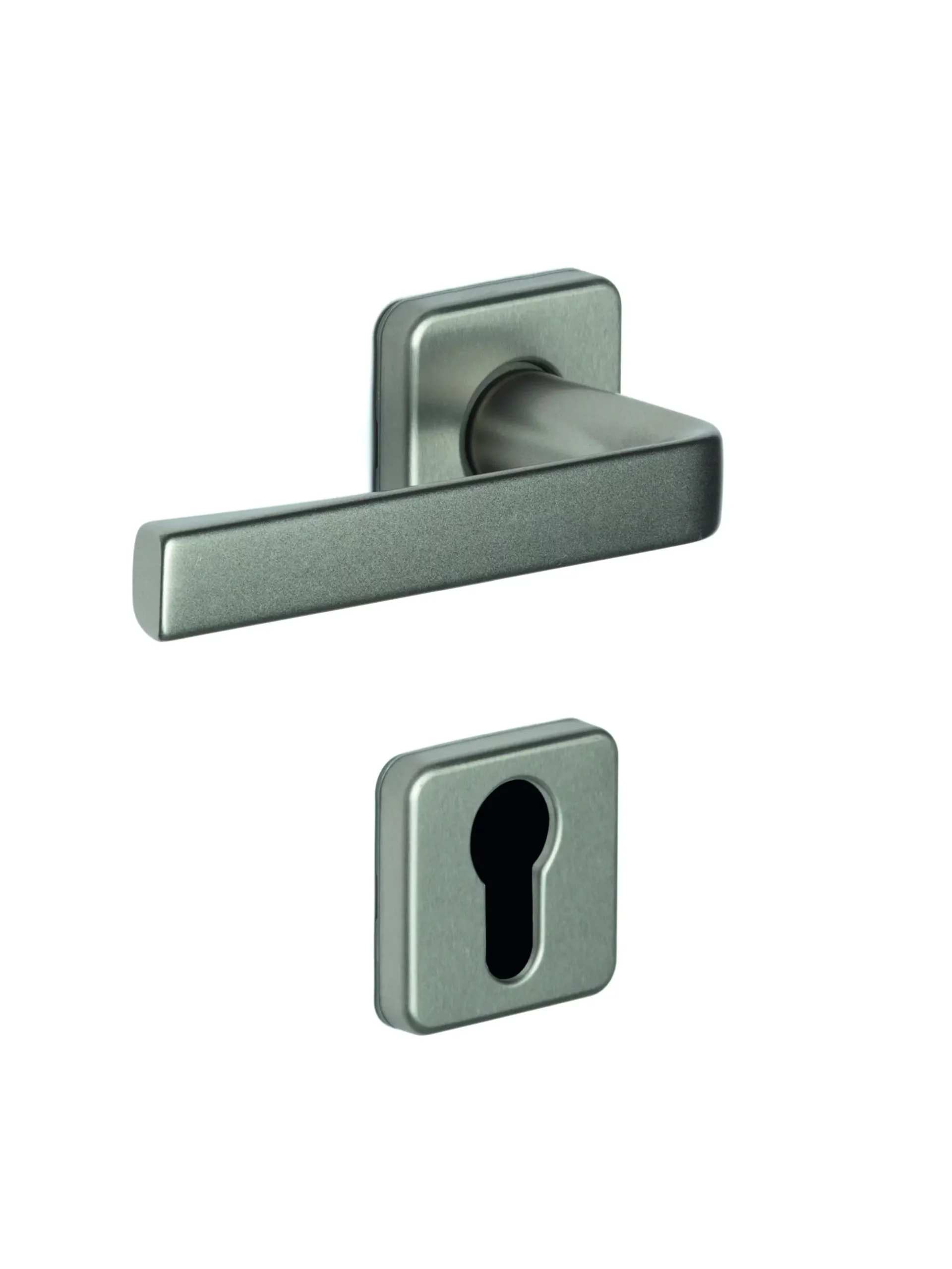 ENSEMBLE KAZA ROSACE 6601 CLE I ANODINOX - 204139 - VACHETTE - ASSA ABLOY AUBE ANJOU S.A.