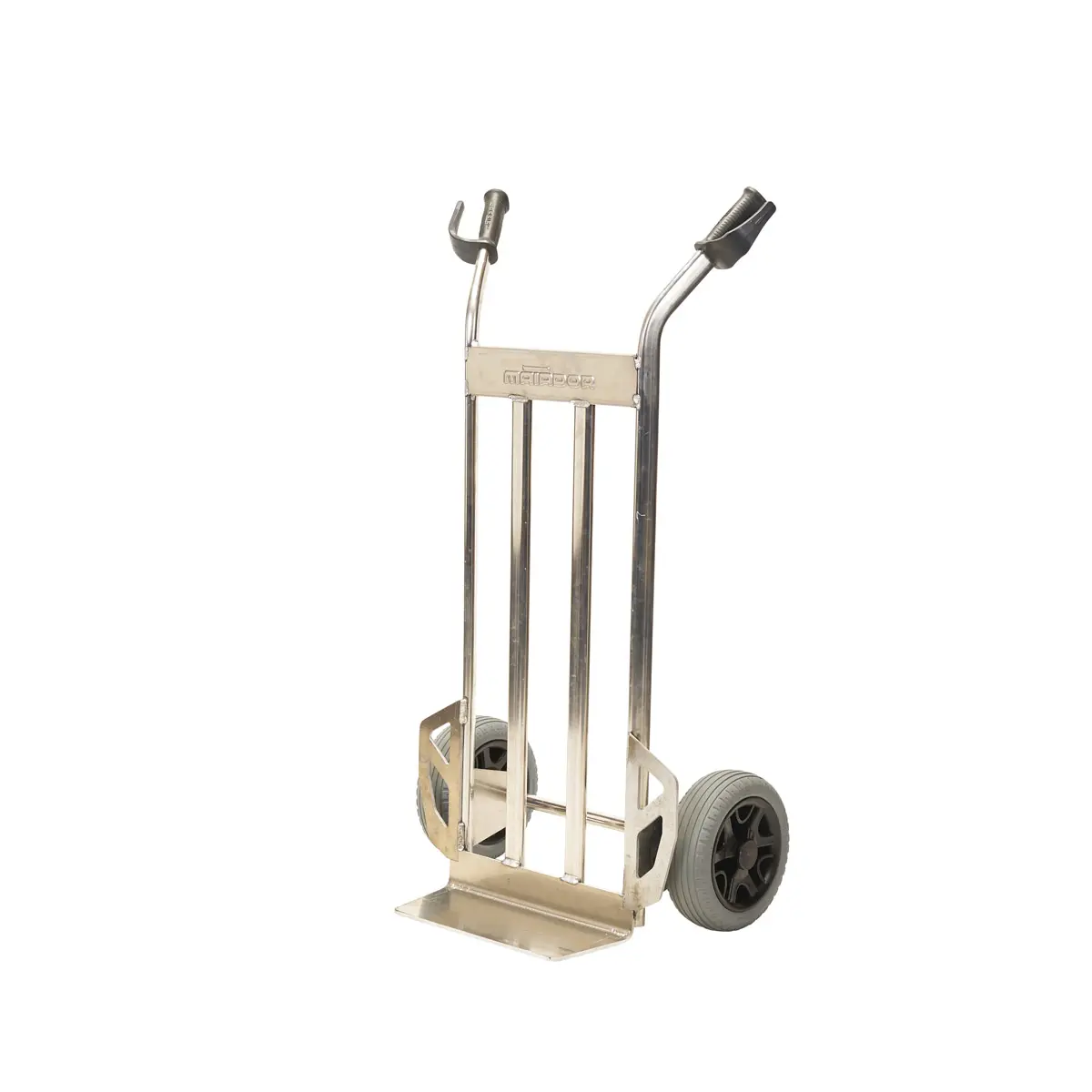 DIABLE ALUMINIUM A BAVETTE FIXE 350 KG ROUES INCREVABLES M-NST-200-CT-ALU - 16408 - MATADOR 1 DIABLE ALUMINIUM A BAVETTE FIXE 350 KG ROUES INCREVABLES M-NST-200-CT-ALU - 16408 - MATADOR