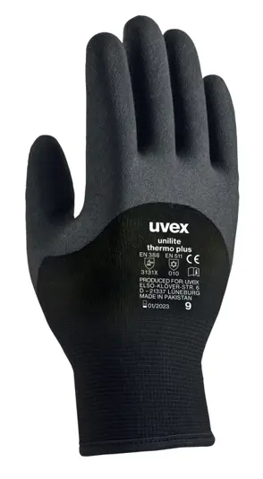 GANT DE PROTECTION FROID UVEX UNILITE THERMO PLUS T10 - 6059210 - UVEX HECKEL FRANCE - Lot de 10 1 GANT DE PROTECTION FROID UVEX UNILITE THERMO PLUS T10 - 6059210 - UVEX HECKEL FRANCE - Lot de 10