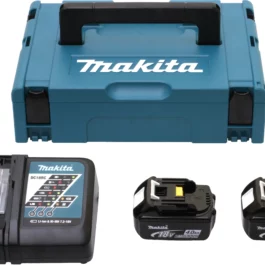 PACK ENERGIE LI-ION 18V 2X6AH + CHARGEUR SIMPLE DC18RC - 198116-4 - MAKITA