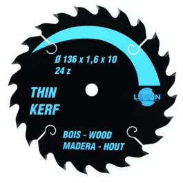 LAME CIRCULAIRE CARBURE PORTATIVE 160X20X28Z ALT POS - 964TK.160.2028 - LEMAN