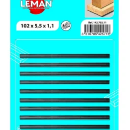 FER DE RABOT REVERSIBLE CARBURE 82 X 5,5 X 1,1 (X10) - 142.782.11 - LEMAN