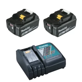 PACK ENERGIE LI-ION 18V 2X5AH + CHARGEUR SIMPLE DC18RC - 197570-9 - MAKITA