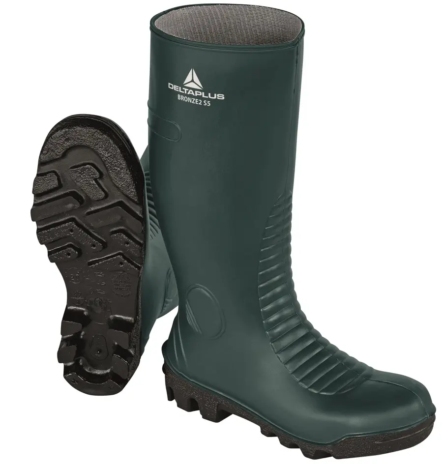 BOTTE DE SECURITE EN PVC BRONZE2 S5 VERT 39 - BRON2S5VE39 - DELTA PLUS PRO 1 BOTTE DE SECURITE EN PVC BRONZE2 S5 VERT 39 - BRON2S5VE39 - DELTA PLUS PRO
