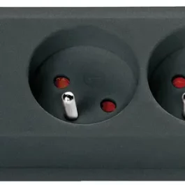 SOCLE ECO-LINE  4 PRISES NOIR 1,4M H05VV-F 3G1,5 - PARASURT.13500A - 1159701 - BRENNENSTUHL S.A.S