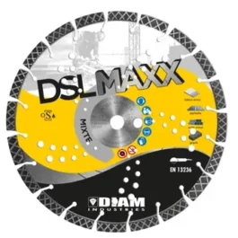 DISQUE DIAMANT MIXTE BETON-ACIER-ASPHALTE D. 230X22,2  MM - DSLMAXX230/22 - DIAM INDUSTRIES