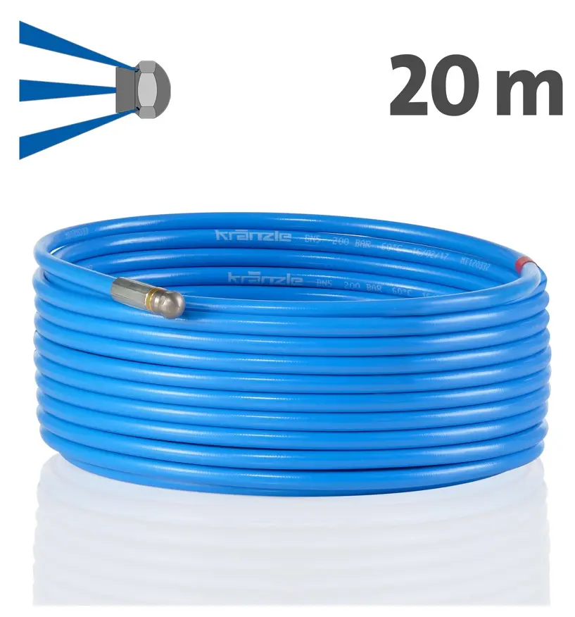 FLEXIBLE DE NETTOYAGE DE CANALISATION 20M - 12550.2 - KRANZLE 1 FLEXIBLE DE NETTOYAGE DE CANALISATION 20M - 12550.2 - KRANZLE