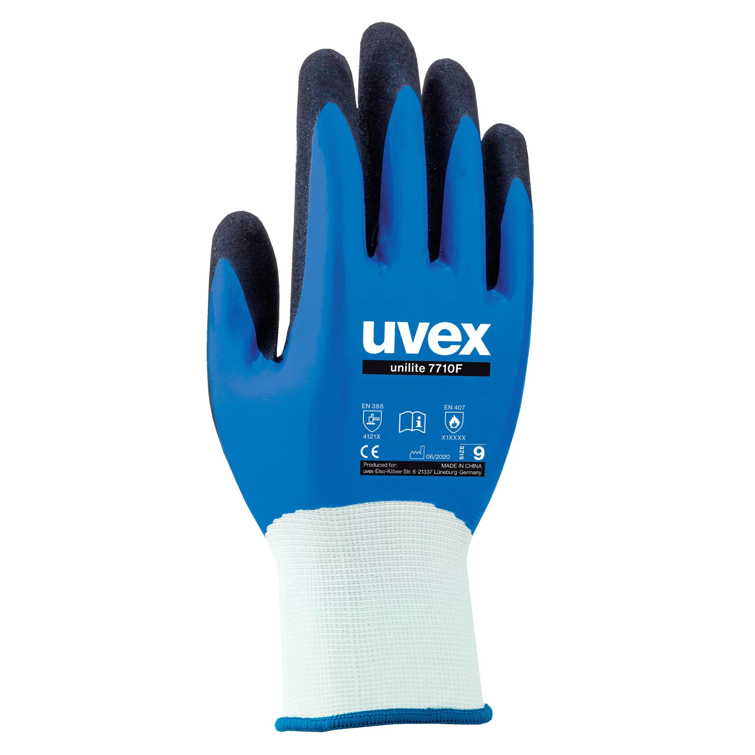 GANT UNILITE 7710F T8 - 6027808 - UVEX HECKEL FRANCE - Lot de 10 1 GANT UNILITE 7710F T8 - 6027808 - UVEX HECKEL FRANCE - Lot de 10