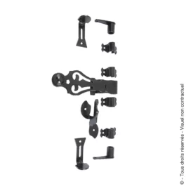 ESPAGNOLETTE PROVENCE LACETS RUSTIQUES - SUPPORT SECURITE - 07PNC3B14 - TORBEL INDUSTRIE - Lot de 10