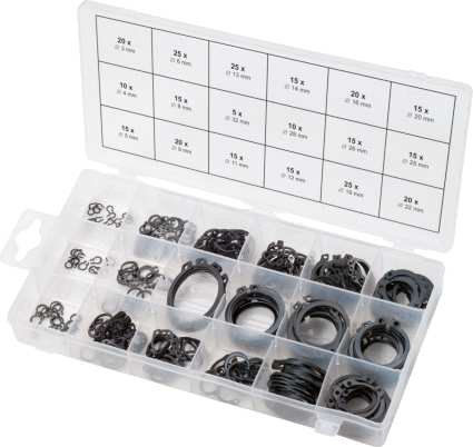 CIRCLIPS DE TYPE EXTERNE (ASSORTIMENT 300 PCS) - 970.0100 - KS TOOLS