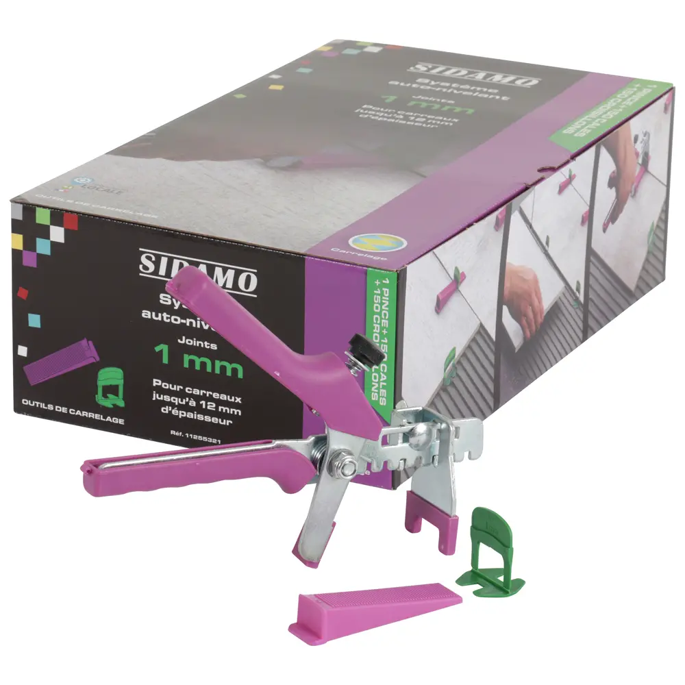 KIT POUR CROISILLONS AUTO-NIVELANTS 3MM - 11255323 - SIDAMO 1 KIT POUR CROISILLONS AUTO-NIVELANTS 3MM - 11255323 - SIDAMO