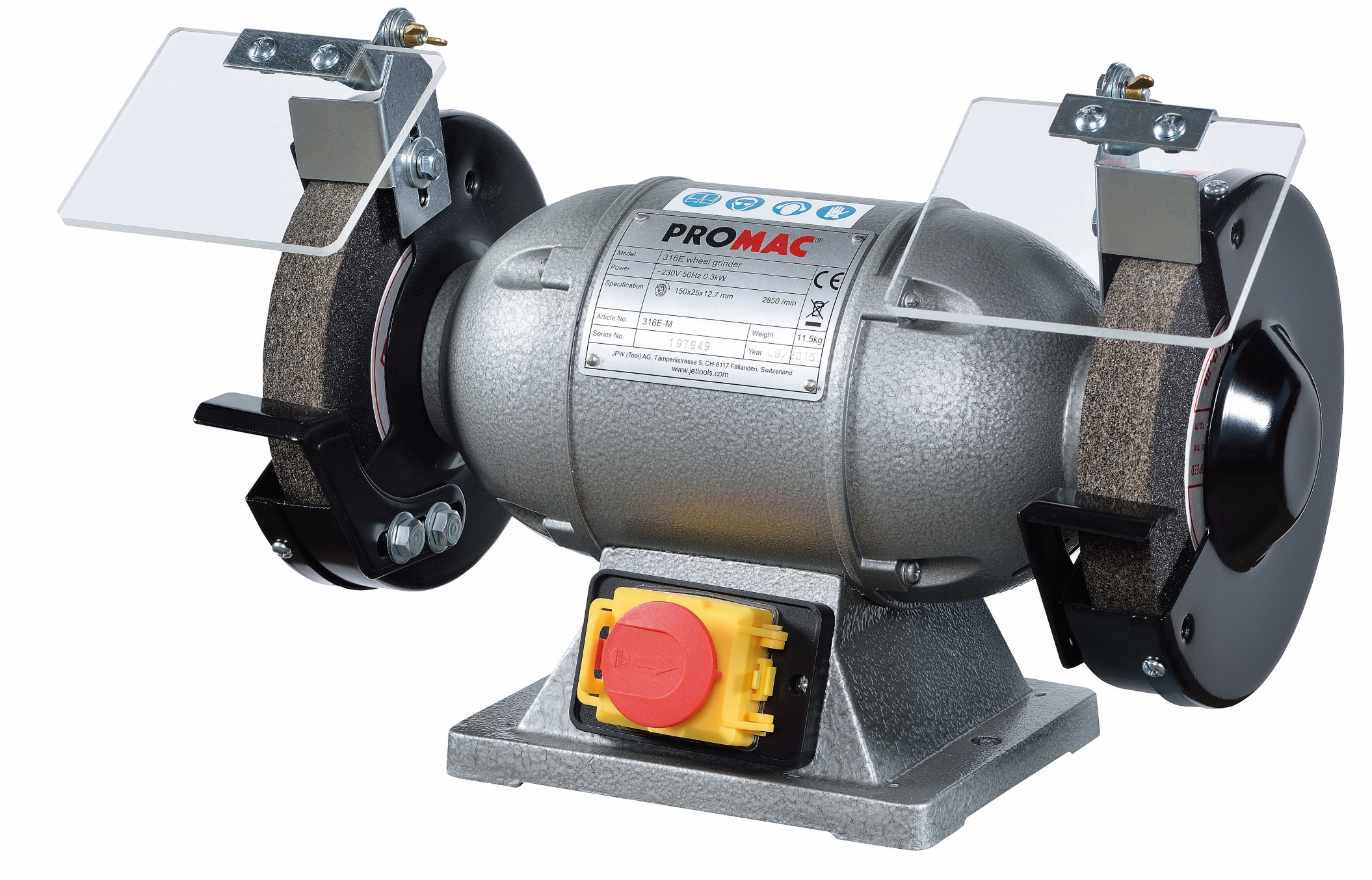 TOURET MEULE/MEULE 230V 316E - 316E - PROMAC - TOOL FRANCE 1 TOURET MEULE/MEULE 230V 316E - 316E - PROMAC - TOOL FRANCE