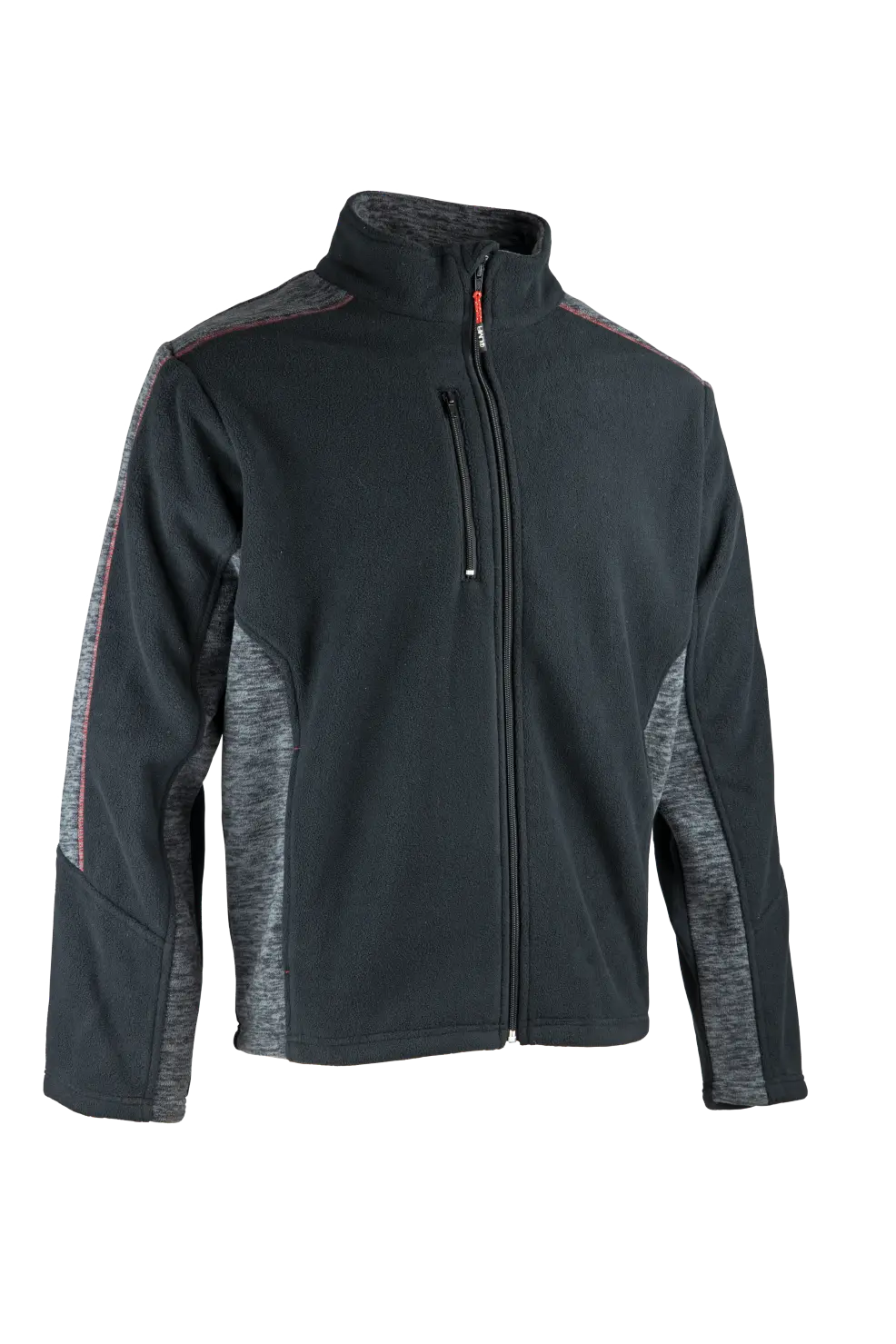 VESTE POLAIRE POLAR GRIS CHINE/NOIR T6 - 22896 - LMA LEBEURRE 1 VESTE POLAIRE POLAR GRIS CHINE/NOIR T6 - 22896 - LMA LEBEURRE