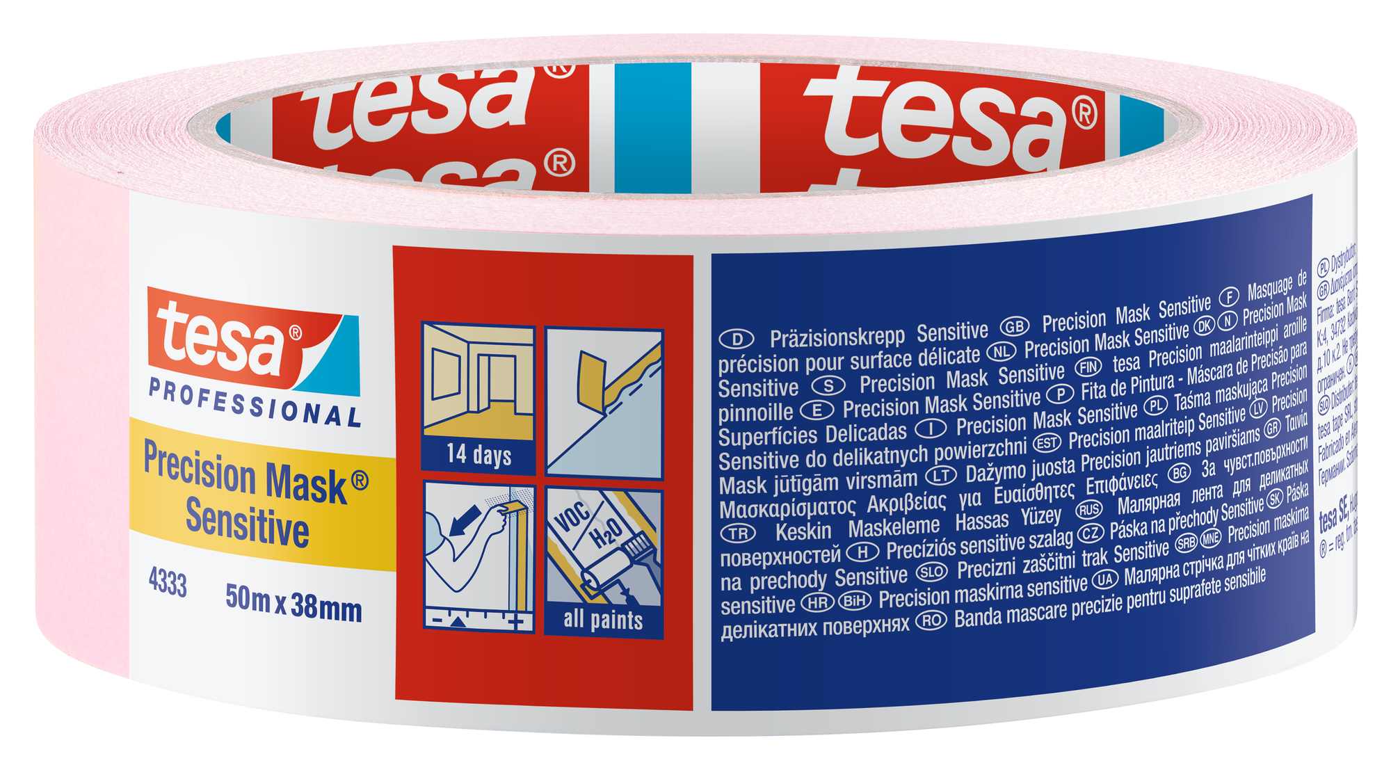 ADHESIF DE MASQUAGE DE PRECISION KREPP 04333 38MMX50M - TESA - 04333-00020-03 1 ADHESIF DE MASQUAGE DE PRECISION KREPP 04333 38MMX50M - TESA - 04333-00020-03