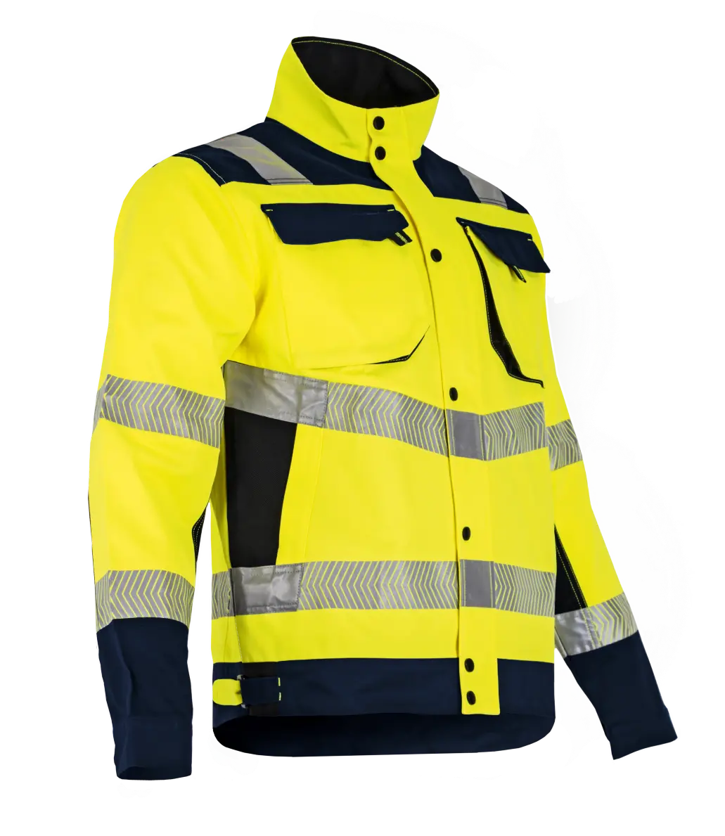 BLOUSON HAUTE VISIBILITE REFLEXION MARINE/JAUNE T4 - 22194 - LMA LEBEURRE 1 BLOUSON HAUTE VISIBILITE REFLEXION MARINE/JAUNE T4 - 22194 - LMA LEBEURRE