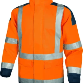 PARKA HAUTE VISIBILITE EASYVIEW ORANGE FLUO/BLEU MARINE TXL - EASYVOMXG - DELTA PLUS PRO