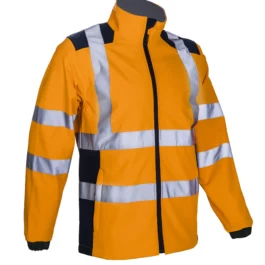 VESTE SOFTSHELL HAUTE VISIBILITE KANPA ORANGE/MARINE T2XL - 5KPA1702XL - COVERGUARD
