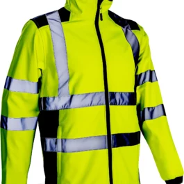 VESTE SOFTSHELL HAUTE VISIBILITE KANPA JAUNE/MARINE TL - 5KPA16000L - COVERGUARD