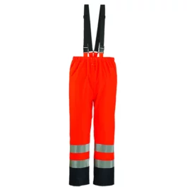 PANTALON HAUTE VISIBILTE HARBOR PU ORANGE/MARINE TXL - 70342 - COVERGUARD
