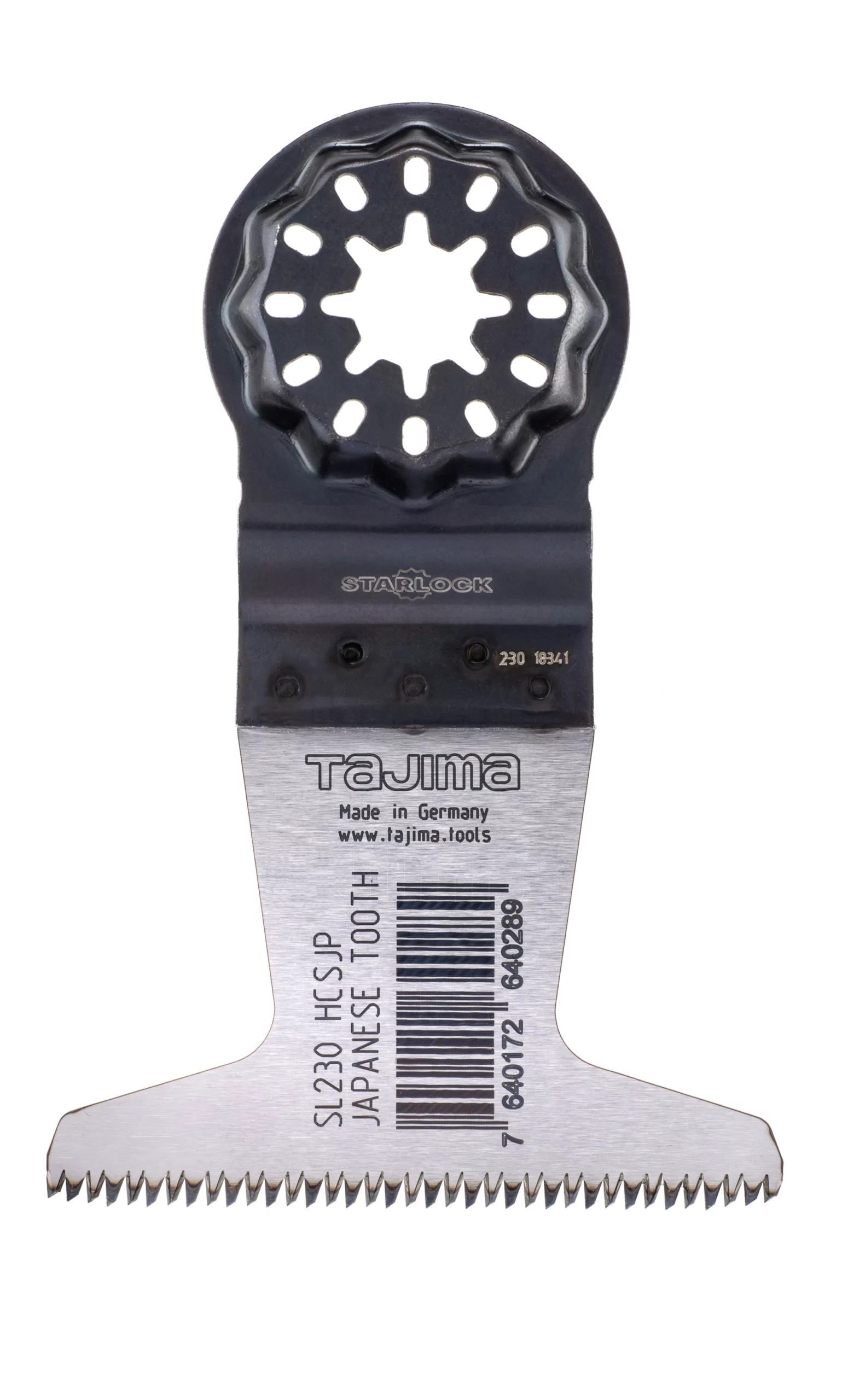 LAME DE SCIE STARLOCK MULTIFONCTION HCS 50X65MM DENTURE JAPONAISE - SL230HCSJP - TAJIMA 1 LAME DE SCIE STARLOCK MULTIFONCTION HCS 50X65MM DENTURE JAPONAISE - SL230HCSJP - TAJIMA
