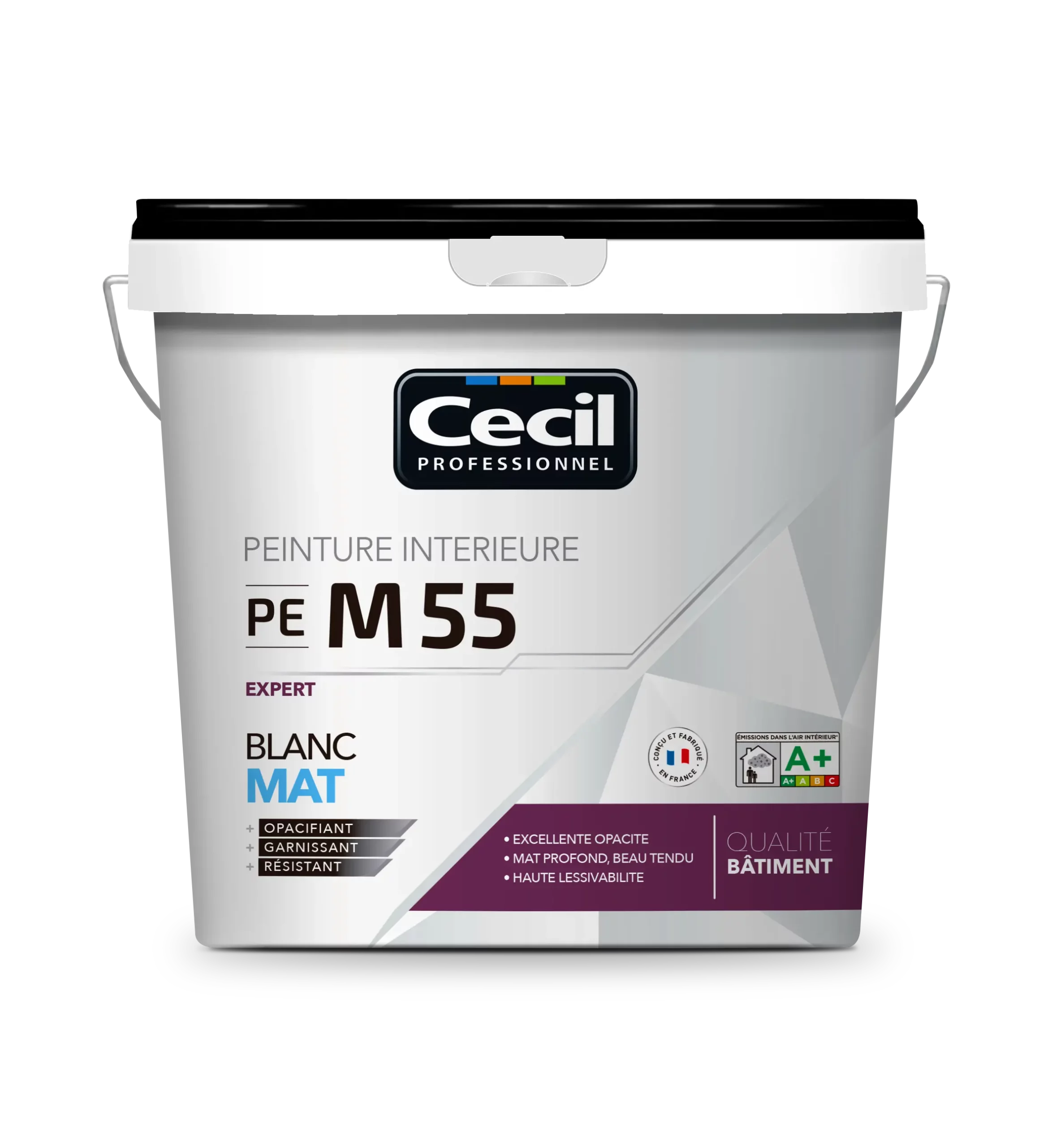 PEINTURE PROFESSIONNELLE V55 BLANC VELOUR 10L - V33 - CECIL - 118269 1 PEINTURE PROFESSIONNELLE V55 BLANC VELOUR 10L - V33 - CECIL - 118269