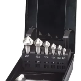 FRAISE A CHANFREINER HSS-E 90° 3 T QUEUE A 3 MEPLATS 42.555 (JEU DE 6) - 492610620 - PHANTOM