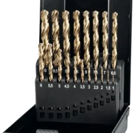 FORET QUEUE CYLINDRIQUE HSS COBALT 5% SERIE COURTE ''11.490'' (COFFRET DE 25) - 191491300 - INTERNATIONAL TOOLS