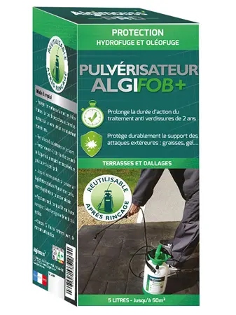IMPERMEABILISANT TERRASSES ET DALLAGES ALGIFOB+ AVEC PULVERISATEUR 5L - 048007 - ALGIMOUSS 1 IMPERMEABILISANT TERRASSES ET DALLAGES ALGIFOB+ AVEC PULVERISATEUR 5L - 048007 - ALGIMOUSS