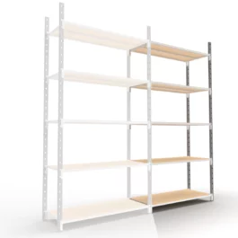 RAYONNAGE TUBULAIRE FLIP 5 NIVEAUX ELEMENT SUIVANT 2X1000X1000X500MM - AAZ2010505SAA0014 - MANORGA