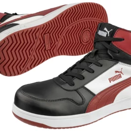 CHAUSSURE FRONTCOURT BLK/WHT/RED MID S3L ESD FO HRO SR 38 - 630050/38 - PUMA SAFETY