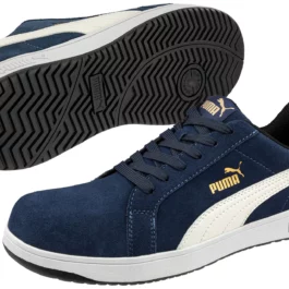 CHAUSSURE ICONIC SUEDE NAVY LOW S1PL ESD FO HRO SR 48 - 640020/48 - PUMA SAFETY