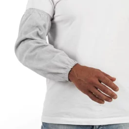 MANCHETTE SOUDEUR EN CROUTE DE CUIR GRIS CLAIR LA PAIRE - MO57540 - COVERGUARD