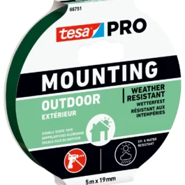 RUBAN DOUBLE FACE MOUNTING PRO EXT 66751 BLANC 5 M X 19 MM - TESA - 66751-00001-00