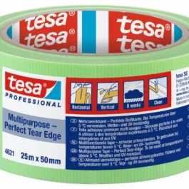 RUBAN ADHESIF MULTI USAGE 4621 25 M X 50 MM VERT TRANSLUCIDE - TESA - 04621-00011-00