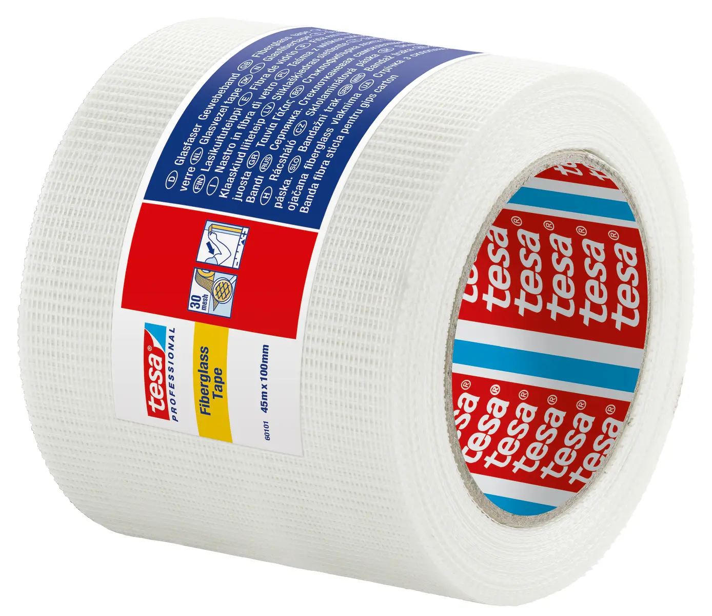 RUBAN FIBRE DE VERRE SPECIAL PLAQUE DE PLATRE 60101 BLANC 25 M X 48 MM - TESA - 60101-00000-00 1 RUBAN FIBRE DE VERRE SPECIAL PLAQUE DE PLATRE 60101 BLANC 25 M X 48 MM - TESA - 60101-00000-00