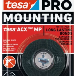 DOUBLE-FACE DE MONTAGE ACX+ 66728 NOIR 5 M X 19 MM - TESA - 66728-00001-00