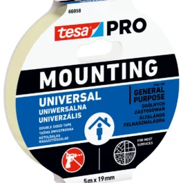 DOUBLE-FACE MOUSSE DE MONTAGE STANDARD 66958 BLANC 5 M X 19 MM - TESA - 66958-00001-00