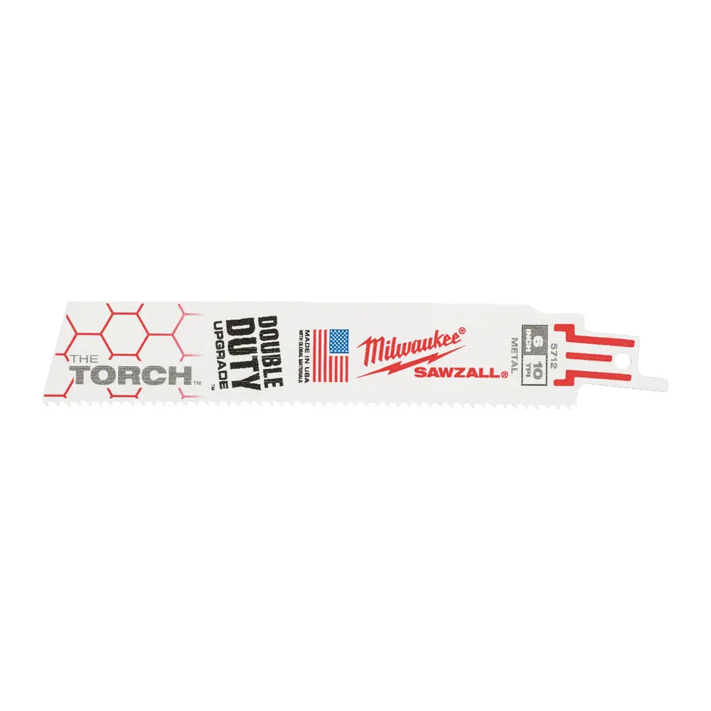 LAME DE SCIE SABRE TORCH 150MM X 18 TPI (X5) - MILWAUKEE - 48005784 1 LAME DE SCIE SABRE TORCH 150MM X 18 TPI (X5) - MILWAUKEE - 48005784