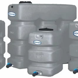 CUVE STOCKAGE VERTICALE GRISE ESPACE REDUIT 1000L PREEQUIPEE - 818295 - RENSON