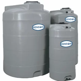 CUVE STOCKAGE VERTICALE GRISE EN PE 10000L - 818247 - RENSON