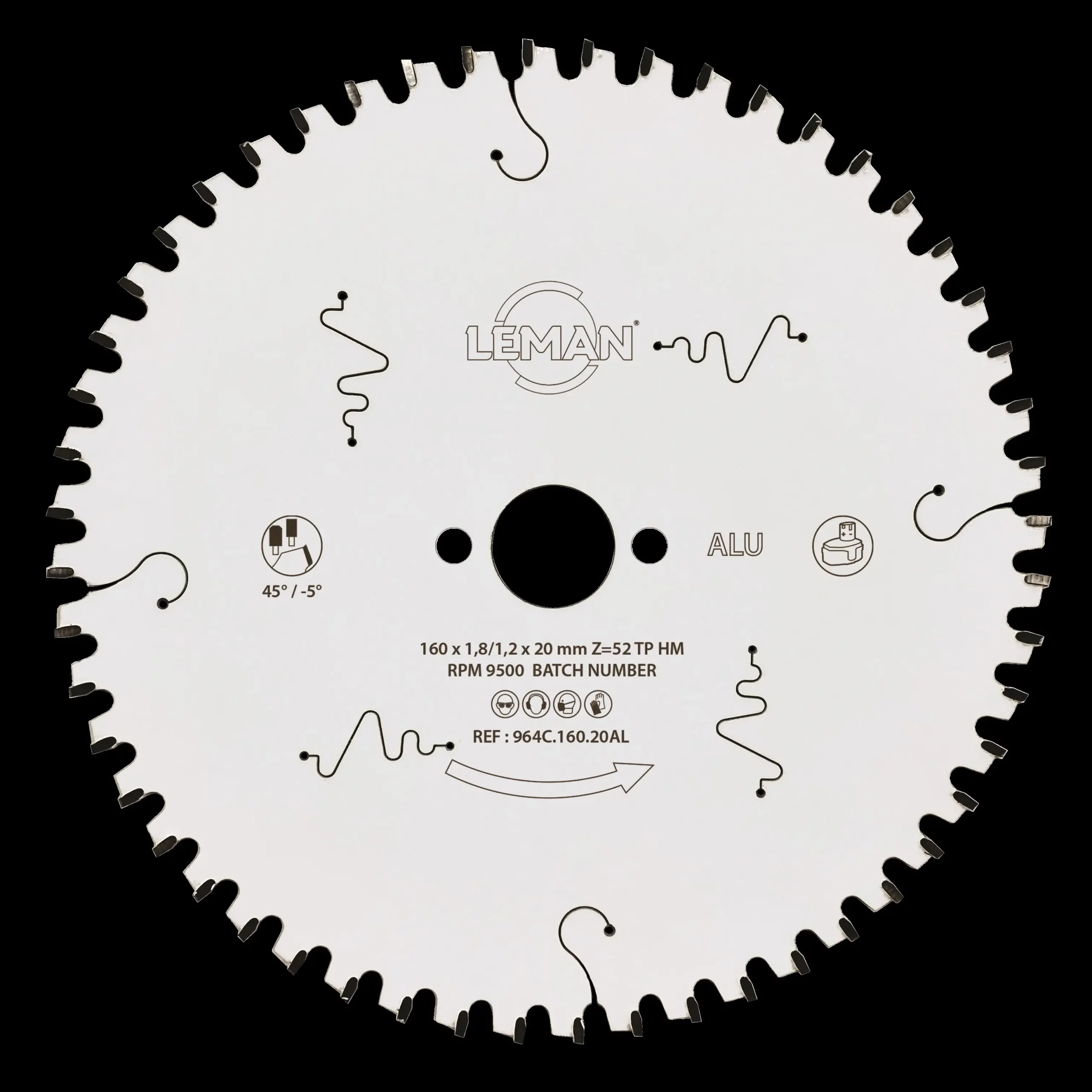 LAME CIRCULAIRE HM FINE ALU D150X20X1,8 52Z TP NEG ALU LSC.964C.AL - 964C.150.20AL - LEMAN 1 LAME CIRCULAIRE HM FINE ALU D150X20X1,8 52Z TP NEG ALU LSC.964C.AL - 964C.150.20AL - LEMAN