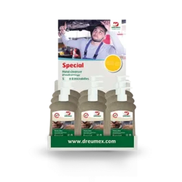 SAVON SPECIAL EX MICROBILLES 500GR + POMPE - 10405001002 - DREUMEX - Lot de 15