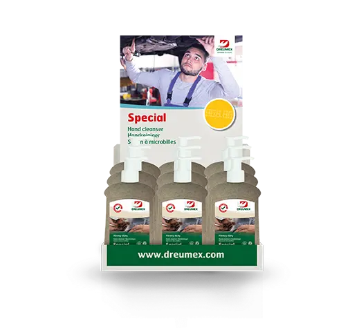 SAVON SPECIAL EX MICROBILLES 500GR + POMPE - 10405001002 - DREUMEX - Lot de 15 1 SAVON SPECIAL EX MICROBILLES 500GR + POMPE - 10405001002 - DREUMEX - Lot de 15